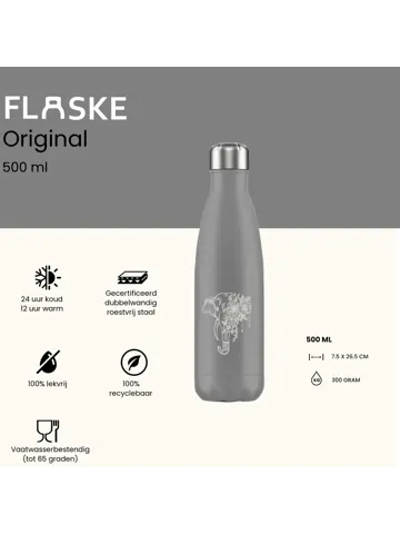 Drinkfles RVS 500 ml