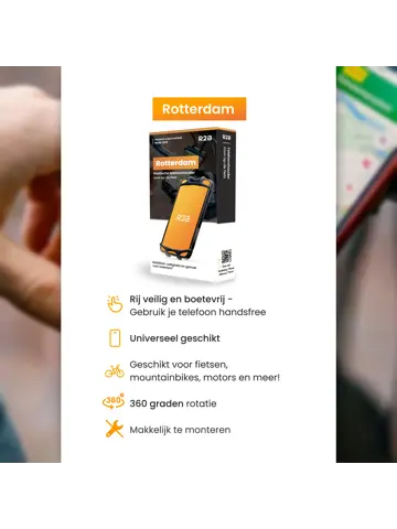 Telefoonhouder Fiets met 360 Graden Rotatie