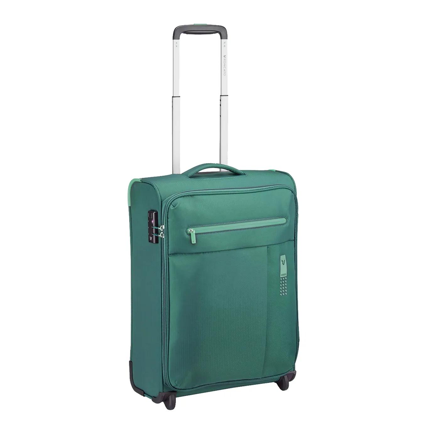 Roncato  lite soft 2 wheel cabin trolley Groen  Groen main product image