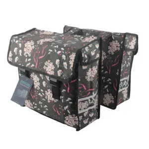 Voltano Dubbele Fietstas Floral Elegance