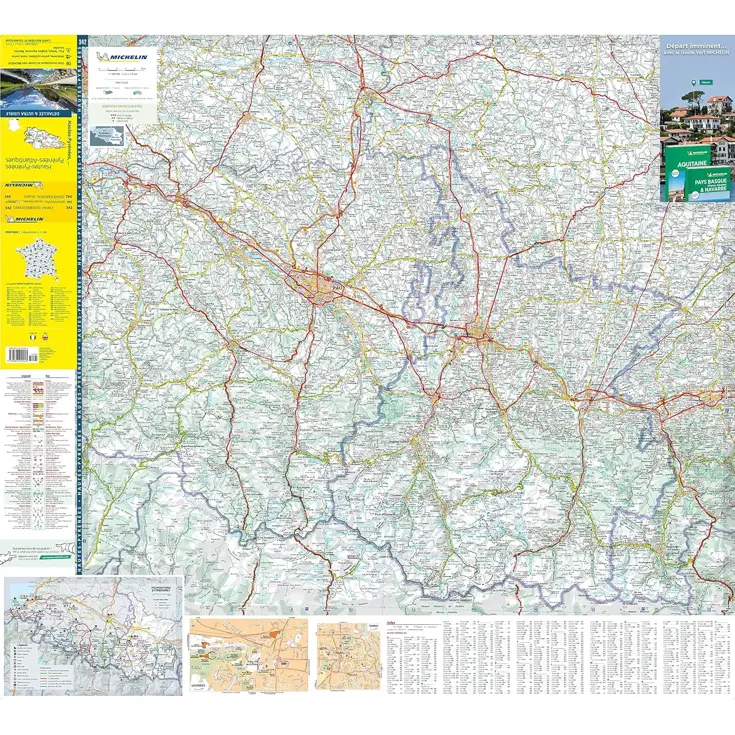 Wegenkaart Local 342 Haute-Pyrenees
