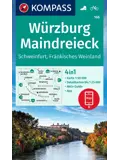 Wandelkaart WK166 Würzburg