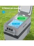 Compressor Koelbox – 40.5L – Grijs