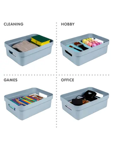 Sigma home - Opbergbox - 9L - 6-delig