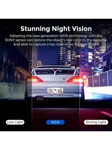 AR09 4K 2CH Full Mirror Wifi Touch dashcam