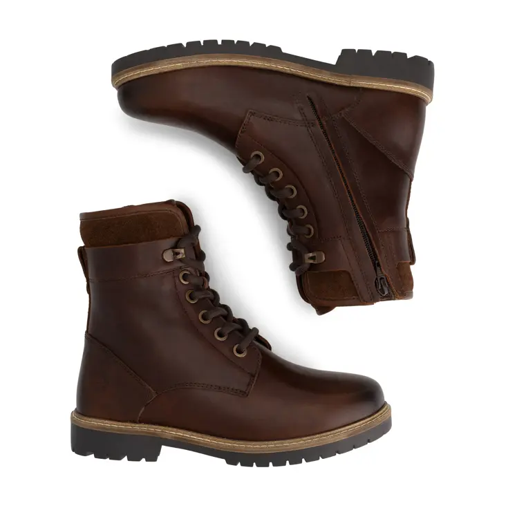 Larvik Dames - Veterboots - Gevoerd