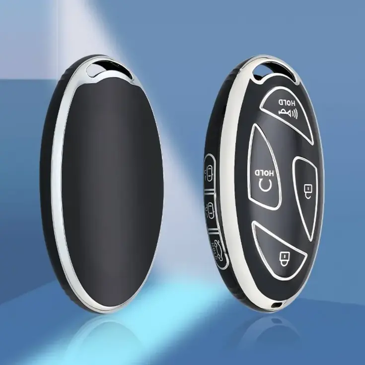 TPU Sleutelhoesje voor Hyundai zwart L7