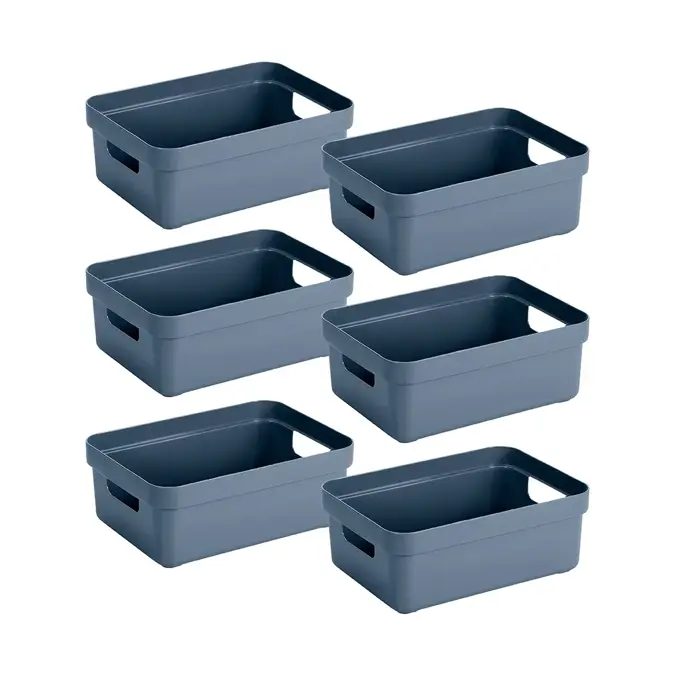 Sigma home - Opbergbox - 9L - 6-delig