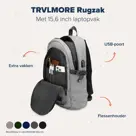 TRVLMORE Rugtas - 25L - 15,6 Inch