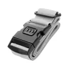 Kofferriem met cijferslot 180 cm – Zilver