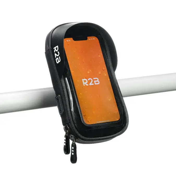 R2B Telefoonhouder Fiets Waterdicht - Zwart