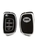 TPU Sleutelhoesje voor Hyundai zwart B3