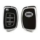 Dutch Shield Sleutelhoesje  Hyundai zwart B3