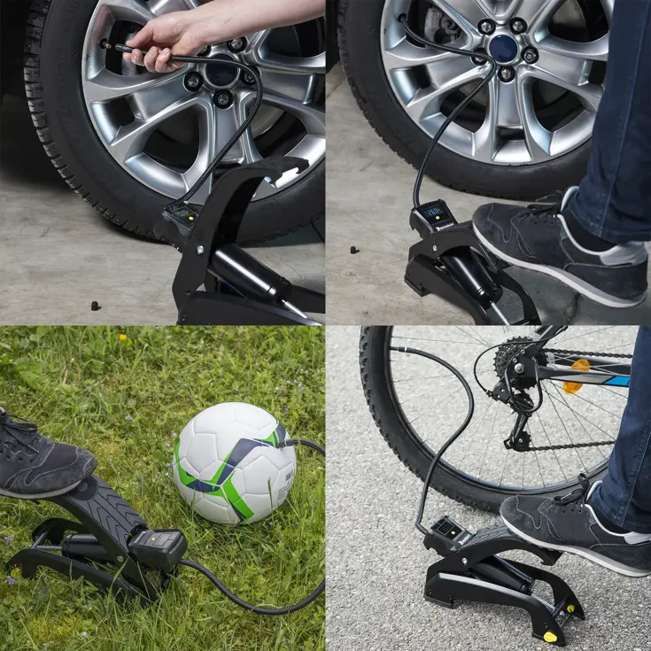 Voetpomp - Digitale Drukmeter