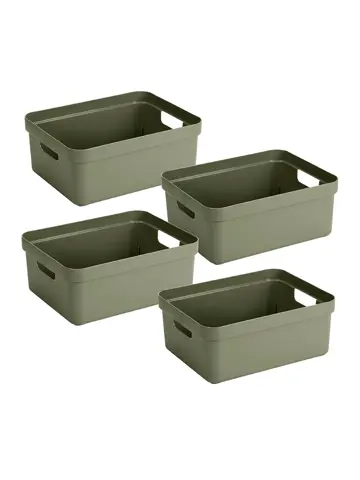 Sigma home - Opbergbox - 24L - 4-delig