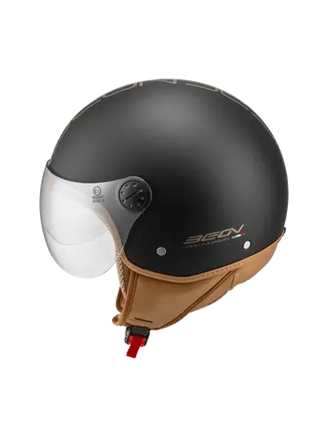 Design Luxe Scooterhelm met vizier