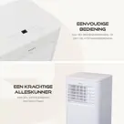 Mobiele airco met afstandsbediening -  9000 BTU