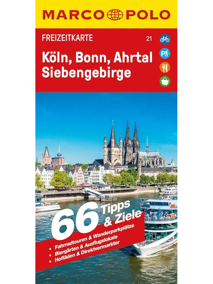 Toeristische kaart FZK 21 Köln - Bonn