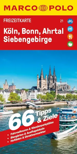 Toeristische kaart FZK 21 Köln - Bonn