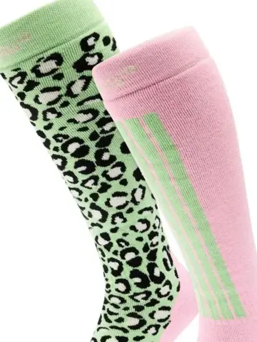 2 paar - Dames - Skisokken