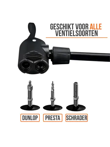 Fietspomp 12 Bar - Drukmeter
