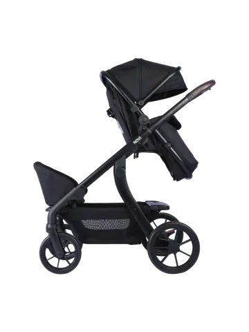 Kinderwagen Novi Pacific Premium Duo Solid Black