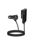 Autolader 4 USB-poorten 1,6 meter voor auto
