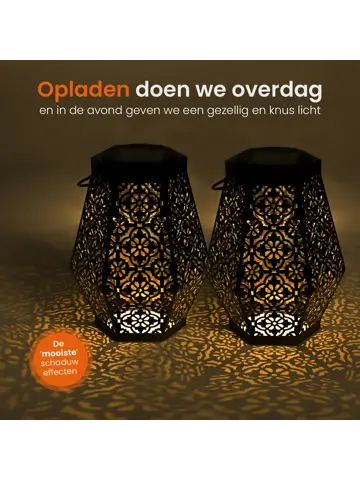 Solar Tafellamp Glow – 2 Stuks - LED