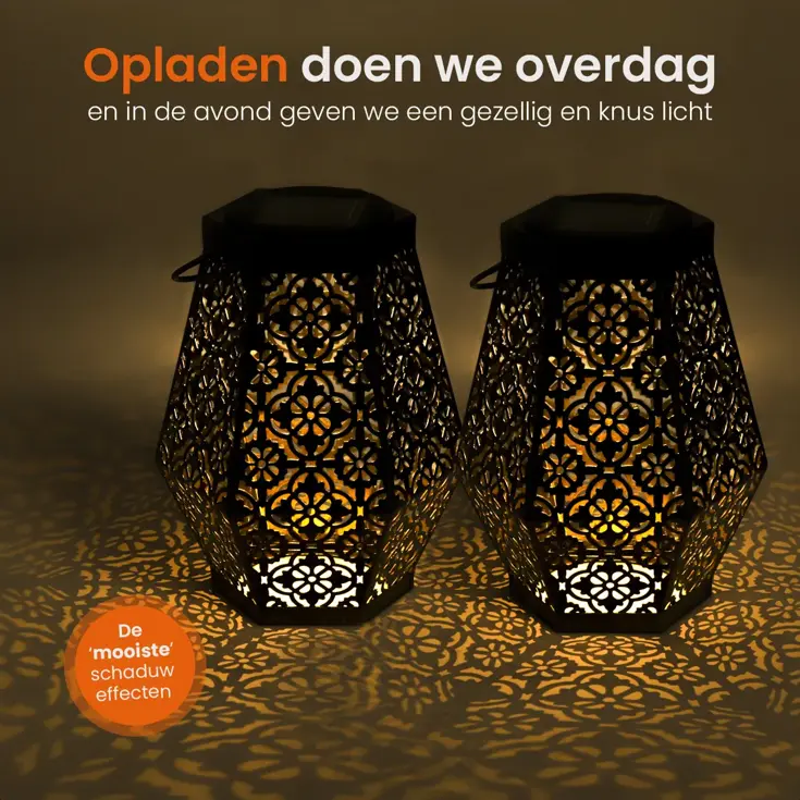 Solar Tafellamp Glow – 2 Stuks - LED