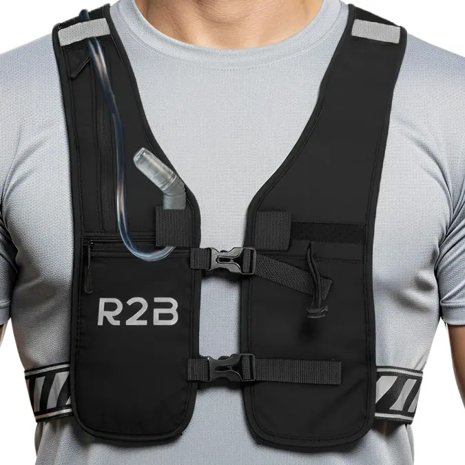 R2B Hardloopvest met Waterzak en Opbergvakjes