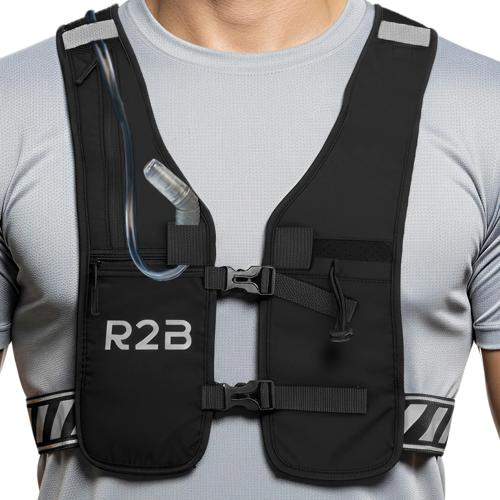 Hardloopvest met Waterzak en Opbergvakjes