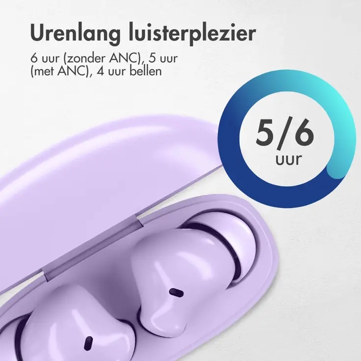 Bluetooth Oortjes met Active Noise Cancelling