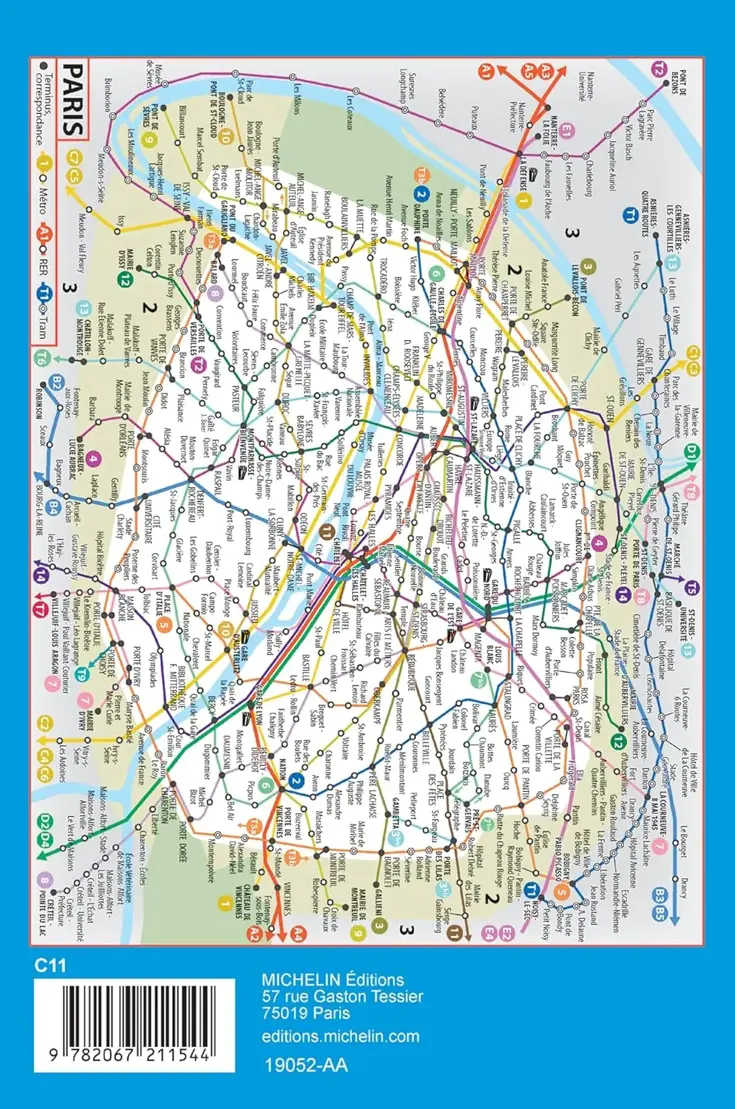 Stadsplattegrond 52 Paris Centre