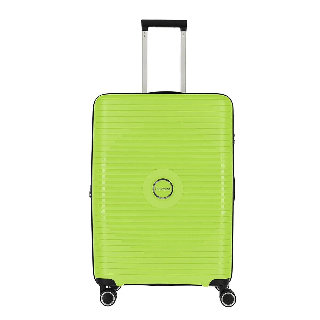 Travelite  4w trolley m expandable Groen  Groen main product image