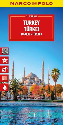 Wegenkaart Turkije