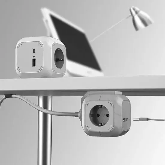 Stekkerdoos 4‑voudig met USB & USB‑C 1,4 m