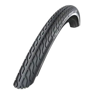 Buitenband Basic 28x1.40 - zwart met reflectie