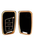 TPU Sleutelhoesje voor Volkswagen goud D3