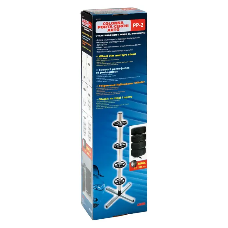 Velgenstandaard voor 4 velgen 225 mm