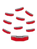 AXa Achterlicht Blueline Steady 80Mm 10 Stuks
