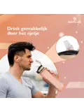 Nederlandse Motivatie Waterfles - Rose Goud - 1L
