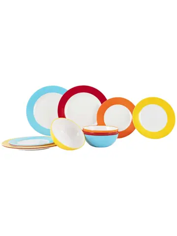 Colour Line Servies 12-Delig