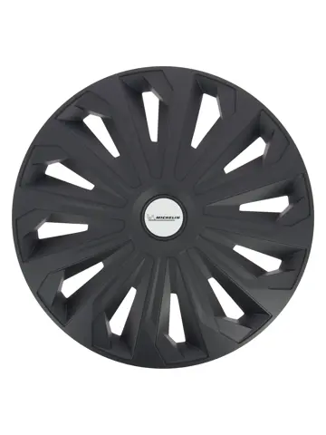 Wieldoppen - 14 inch - zwart - 4 stuks