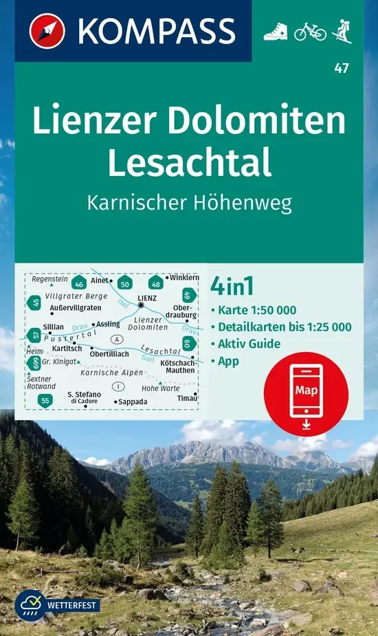 Wandelkaart WK47 Lienzer Dolomiten