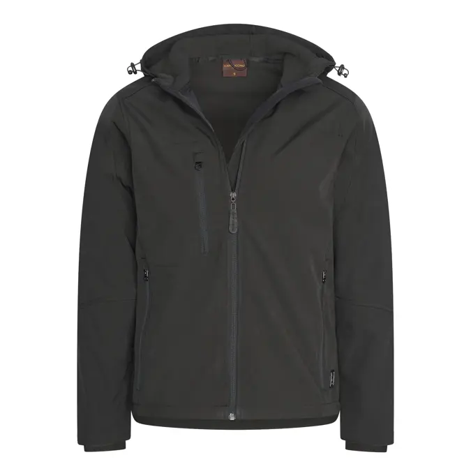 Heren Softshell Hooded Jacket Cappuccino Italia