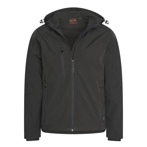 Heren Softshell Hooded Jacket Cappuccino Italia