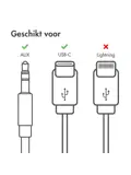AUX male to USB C male