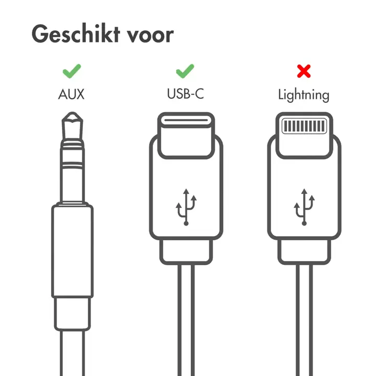 AUX male to USB C male