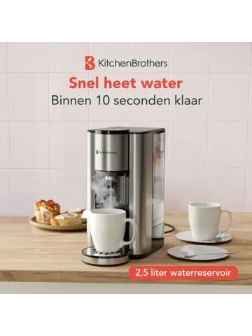 Heetwaterdispenser – 2.5L – RVS