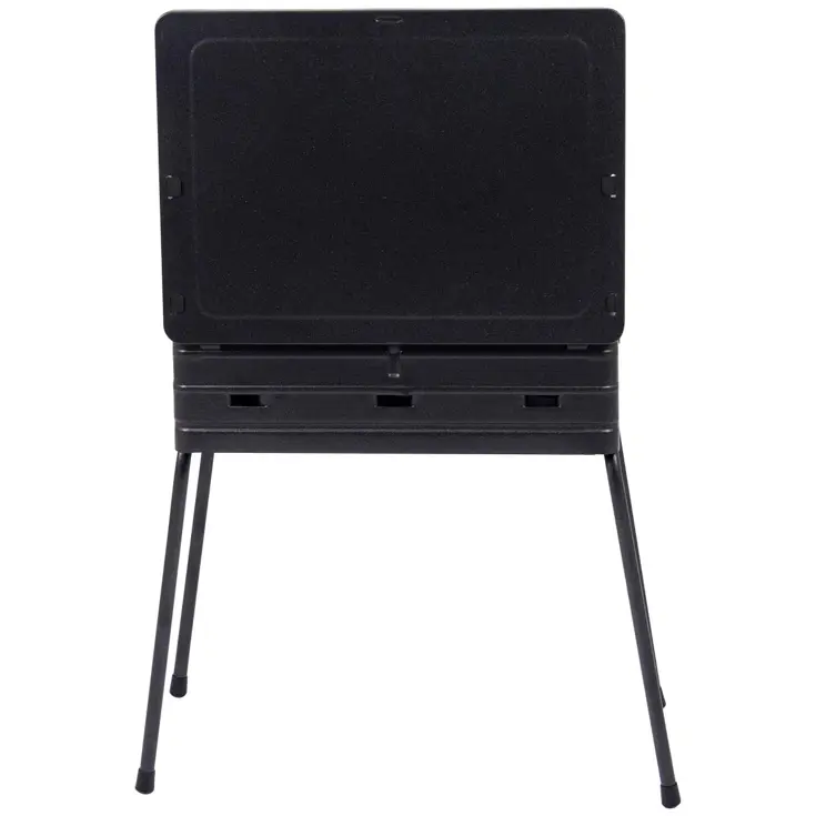Barbecue Koffermodel Staal 40x30 cm